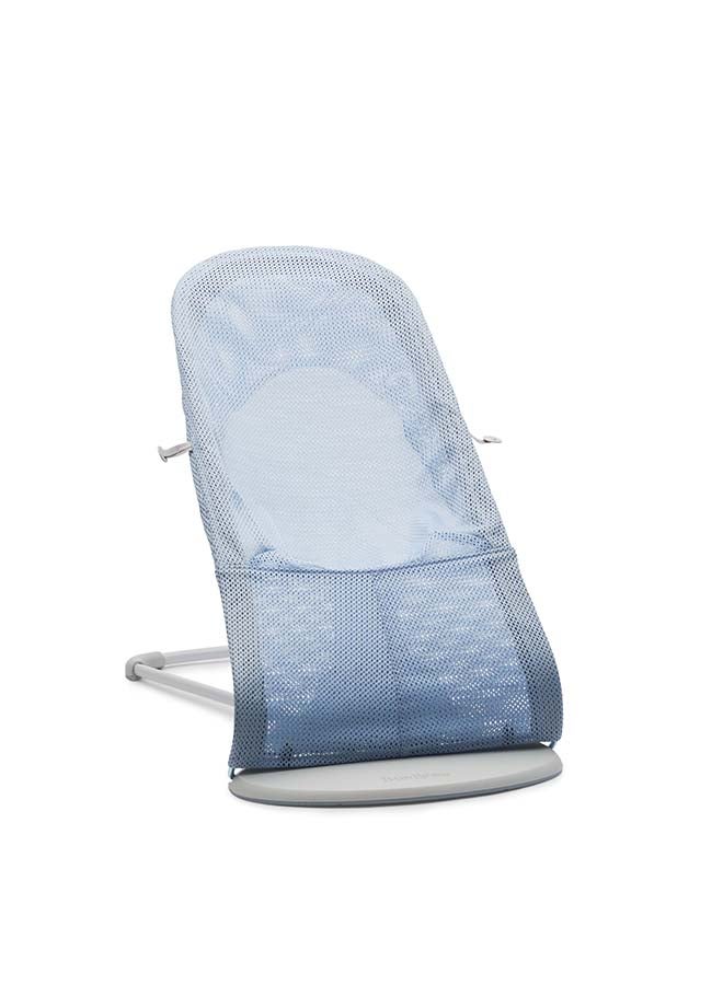 BABYBJORN هزاز بouncer Balance Soft، شبكة، أزرق سماوي/ أبيض - Image 1